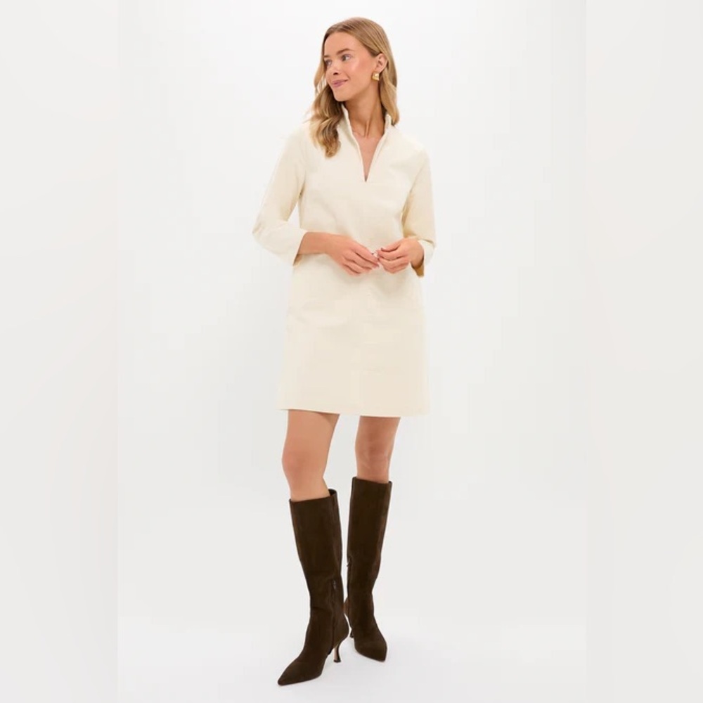 Tuckernuck Winter White Corduroy Clifton Dress